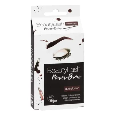 BeautyLash Power-Brow Effect Tinting Kit barva na obočí Dark Brown