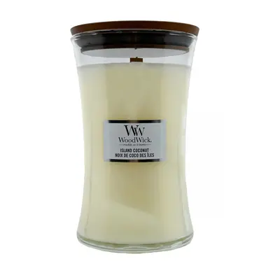 WoodWick Large Hourglass Candle Island Coconut 610 g