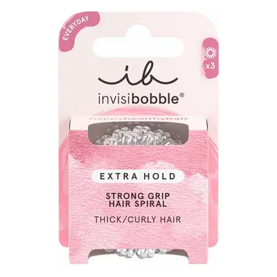 Invisibobble Extra Hold Crystal Clear 3 ks