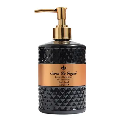 Savon De Royal Pearl Series Luxury Hand Soap 500 ml - Black