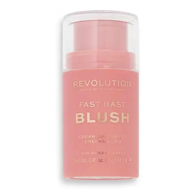 Makeup Revolution Fast Base Blush 14 g tvářenka Peach