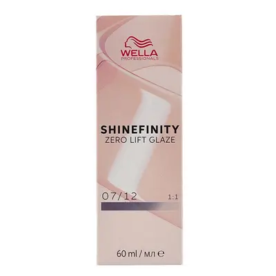 Wella Professionals Shinefinity Zero Lift Glaze 60 ml demi-permanentní barva 07/12 Medium Blond 