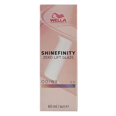 Wella Professionals Shinefinity Zero Lift Glaze 60 ml demi-permanentní barva 00/89 Blue