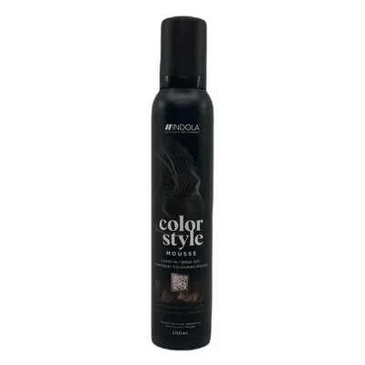 Indola Color Style Mousse 200 ml semi-permanentní barva Medium Brown