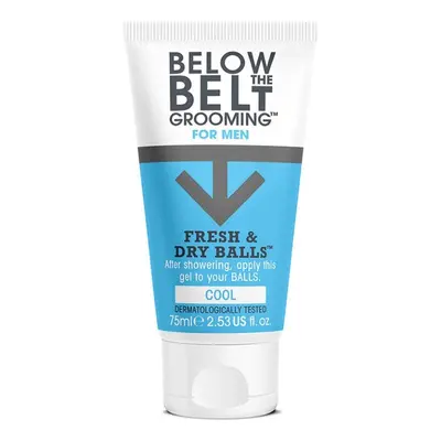 Below The Belt Fresh & Dry Balls Intimate Deodorant For Men Cool Mint Fragrance 75 ml