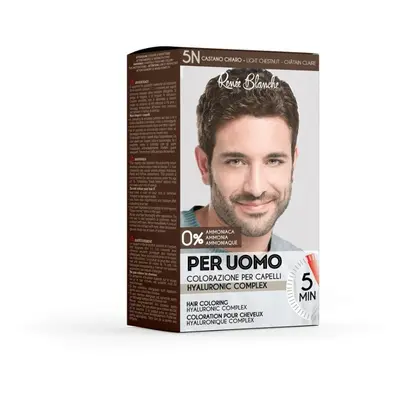 Renée Blanche Per Uomo Hair Coloring barva na vlasy 5N Light Chestnut