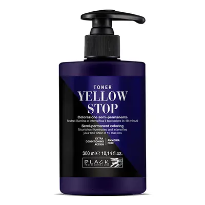 Black Professional Line Toner Semi-permanent Hair Colour 300 ml semi-permanentní barva Yellow St