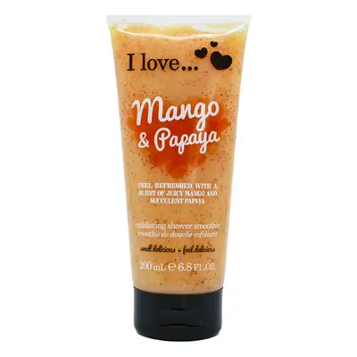 I love Mango & Papaya Exfoliating Shower Smoothie Peeling 200 ml