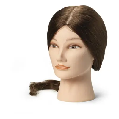 BraveHead Female Mannequin Head 100% Human Hair 45 - 50 cm