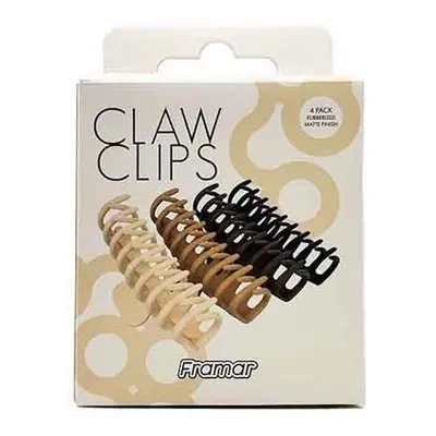 Framar Claw Clips Neutral 4 ks