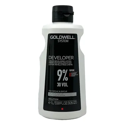 Goldwell System Cream Developer Lotion Topchic 1000 mL krémový vyvíječ 9% 30 Vol.