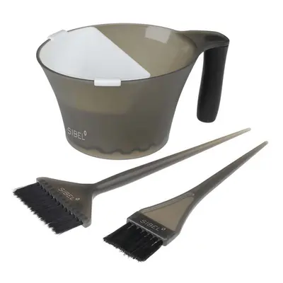 Sibel Globe Coloration Bowl With 2 Tinting Brushes 4 ks