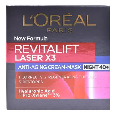 L&#039;Oréal Paris Revitalift Laser X3 noční intenzivní krém pro urychlení obnovy pleti 50 ml