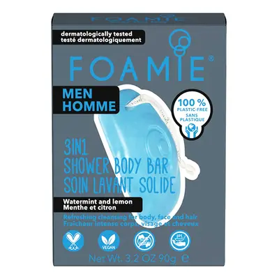 Foamie Men Seas The Day 3In1 Shower Body Bar 90 g