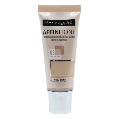 Maybelline Affinitone Foundation 30 ml make-up 02 light porcelain