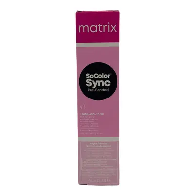 Matrix SoColor Sync Pre-Bonded Alkaline Toner Full-Bodied 90 ml demi-permanentní toner 4T Medium