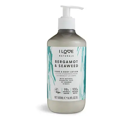 I Love Naturals Bergamot & Seaweed Hand & Body Lotion 500 ml