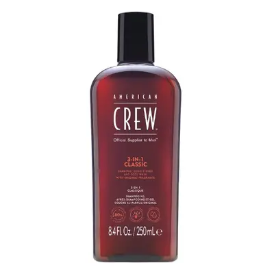 American Crew 3-in-1 Classic Shampoo, Conditioner and Body Wash 250 ml