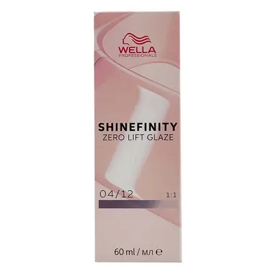 Wella Professionals Shinefinity Zero Lift Glaze 60 ml demi-permanentní barva 04/12 Medium Brown 