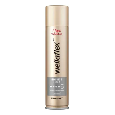 Wella Wellaflex Shiny Hold Ultra Strong Hold Hairspray 250 ml