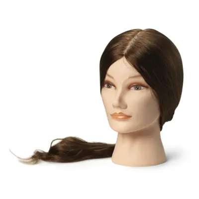 BraveHead Female Mannequin Head 100% Human Hair 55 - 60 cm