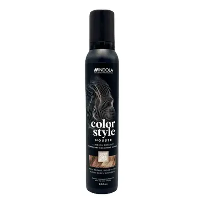 Indola Color Style Mousse 200 ml semi-permanentní barva Beige Blonde