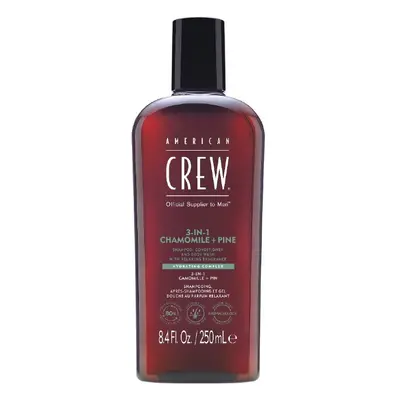 American Crew 3-in-1 Chamomile + Pine Shampoo, Conditioner and Body Wash 250 ml