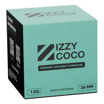 Izzy Smoke Uhlíky - Izzy Coco 26mm 1kg