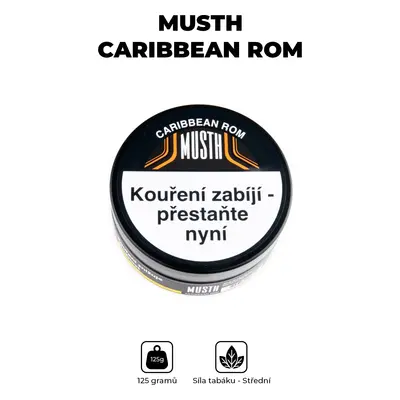 MustH Tabák 125g - Caribbean Rom