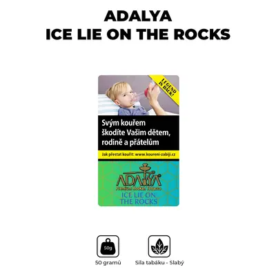 Adalya Tabák 50g - Ice Lie on the Rocks