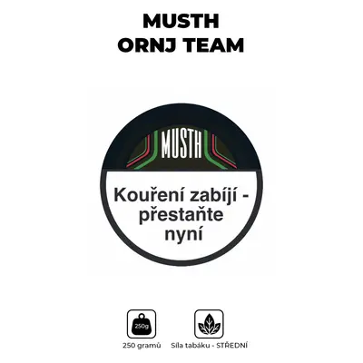 MustH Tabák 125g - Ornj Team