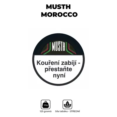 MustH Tabák 125g - Morocco