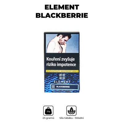 Element Tabák Water 25g - Blackberrie