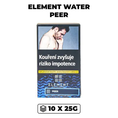 Element Tabák Water 10x25g - Peer