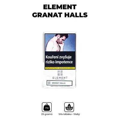 Element Tabák Air 25g - Granat Halls