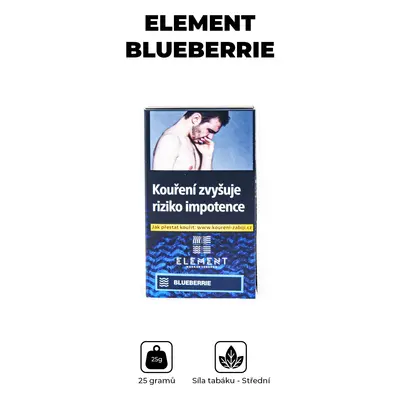 Element Tabák Water 25g - Blueberrie