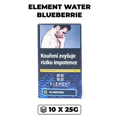 Element Tabák Water 10x25g - Blueberrie