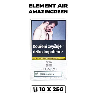 Element Tabák Air 10x25g - Amazingreen