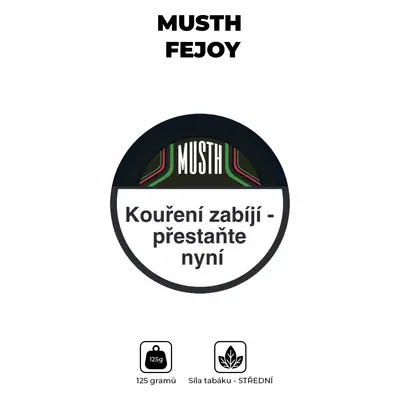 MustH Tabák 125g - Fejoy