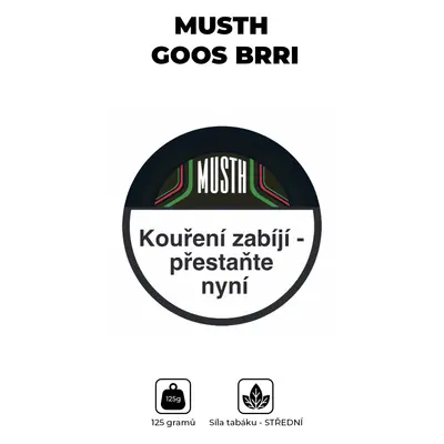 MustH Tabák 125g - Goos Brri