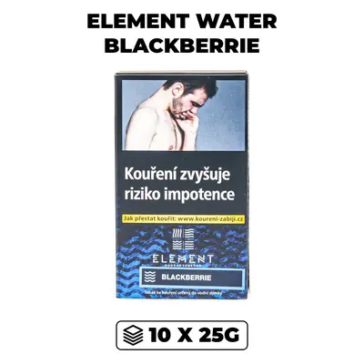 Element Tabák Water 10x25g - Blackberrie