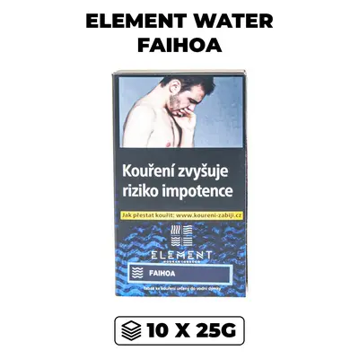 Element Tabák Water 10x25g - Faihoa