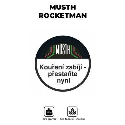 MustH Tabák 250g - Rocketman