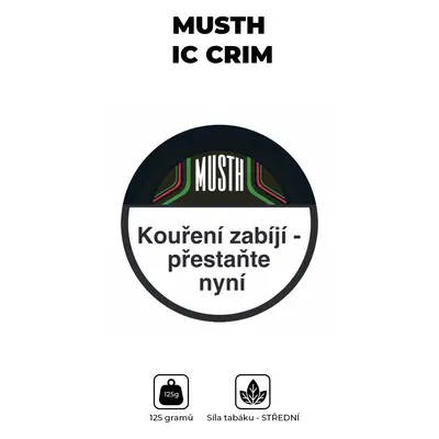 MustH Tabák 125g - Ic Crim