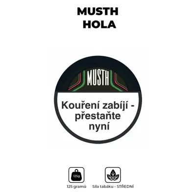 MustH Tabák 125g - Hola