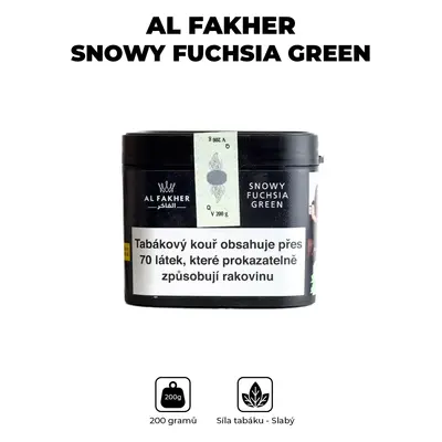 Al Fakher Tabák 200g - Snowy Fuchsia Green