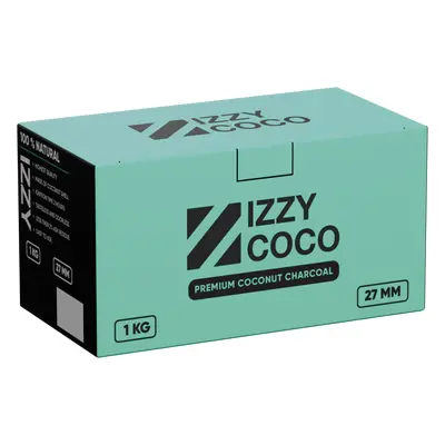 Izzy Smoke Uhlíky - Izzy Coco 27mm 1kg