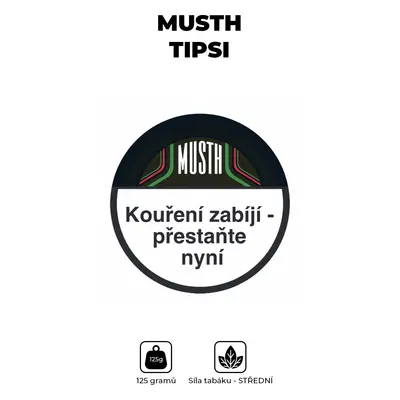 MustH Tabák 125g - Tipsi