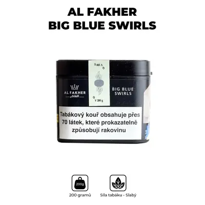 Al Fakher Tabák 200g - Big Blue Swirls