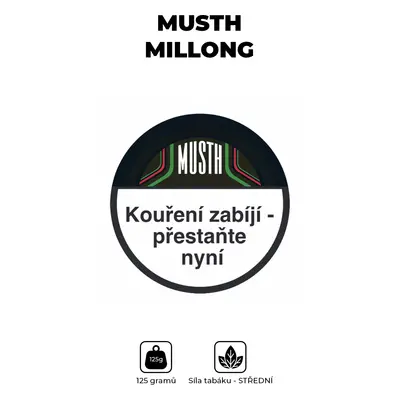 MustH Tabák 125g - Millong